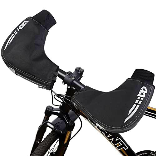 1 par de guantes calentadores de manos para bicicleta